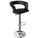 タンスのゲン カウンターチェア ガス昇降式カウンターチェアー Cliff クリフ ブラック 65090015 BK