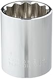 MINTCRAFT MT6518369 Socket, 1-Inch, 1/2 Drive, 12 Point by Mintcraft