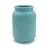 Teagas生け花ブルー花瓶華道用陶器花器ファッションでシンプルなデザインなフラワーベース北欧風の花瓶玄関卓上リビングに適用おしゃれなインテリア友達や親友家族のギフト