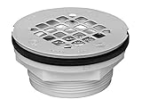 Oatey 42077 101 PNC ABS NO-CALK Shower Drain with Plastic Strainer, 2-Inch by Oatey