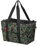 nicoly 保冷 レジカゴバッグ エコバッグ 肩から提げれる ショッピングバッグ 26L (カモフラ柄)