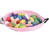 Kid's Play Mat and Toys Storage Bag (18(45cm) Pink) [並行輸入品]