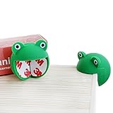 ＮiBao 赤ちゃんの児童角をガード　シリカゲル機の角船首パッド安全防護船首角保護カバー 4個防止 家具 角 保護 (緑色のカエル)