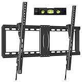 suptek テレビ壁掛け金具 tv壁掛け金具 モニター壁掛け 37-82インチ対応 38 39 40 43 48 49 50 52 60 65 70 75 82 大型壁掛け チルト式 8°角度調節可能 耐荷重60KG 最大VESA規格600×400mm (MT5082)