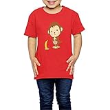 Aries 2歳～６歳子どもＴシャツポーズ 流行語 ジュニアＴシャツ キッズＴシャツ Red 5-6 Toddler