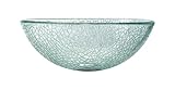 Kraus GV-500-14-ORB 14 Broken Glass Vessel Bathroom Sink with PU-MR Oil Rubbed Bronze by Kraus