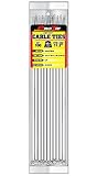 Pro Tie N11LD100 11.2-Inch Light Duty Standard Cable Tie Natural Nylon 100-Pack [並行輸入品]