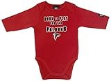 NFL Gerber Atlanta Falcons Infant 2 - Packエンドゾーン長袖ワンジー – レッド/ホワイト レッド