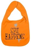 Dirty Fingers, Spit Happens, Boy Girl Feeding Bib, Yellow by Dirty Fingers