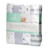 (エイデンアンドアネイ)Aden&Anais モスリンコットン ベビー おくるみ 4枚セット S114 dove [並行輸入品]