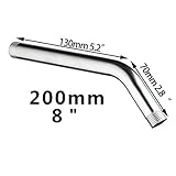 Generic White : e-pak Hello Plated Chrome Top Spray Shower Arm 5621-20/1 Shower Head Mount Supportin