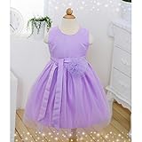 キッズドレス　 ロング　クロエアウトレット　コンクール ドレス 発表会　ジュニアドレス　女の子 パープル　130 【1点】