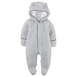 Magnificentベビーunisex-baby幼児クリームフード付きBear Pram 0-3M グレー 5073-3