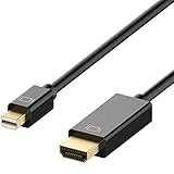 サファイア ミニ ディスプレーポート Mini DisplayPort 変換 HDMI 4K対応 1.8m ブラック 1080P 変換ケーブル フルHD MINI DP