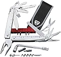 VICTORINOX(ビクトリノックス) 38の機能 CS プラス スイス ツール と ナイロン ポーチ - シルバー ステンレススチール 【並行輸入品】