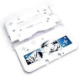 新しい3DS保護クリスタルケース用にカスタマイズされたクリア傷防止シェルラブ+リンコグリーン、New3DS 3DS XL LL 3DSXL/LLコンソール用、Loving Plusジョイントハードハウジングカバープロテクタークラムシェル。
