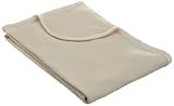 American Baby Company Full Size 30 X 40 - 100% Organic Cotton Thermal Receiving Blanket, Natural by 