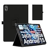 For LUCA TE08D2M64-V1B タブレット用 ケース 8インチ [YEZHU] 指紋防止 薄型 軽量 全面保護型 マ スタンド機能付多角度回転式き高級スマート LUCA TE08D2M64-V1B ケース カバー (ブルー)