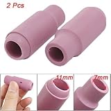 DealMux溶接トーチ内部スレッド4つの＃セラミックノズル2個