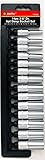 AMPRO T45206 14 Piece 3/8-Inch Drive 6 Point Deep Socket Set [並行輸入品]