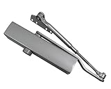 RYOBI リョービドアクローザ 20シリーズ 内装式ストップ付 パラレル型　D型ブラケット シルバー S121PD 適用ドア:800x1800mm 15...