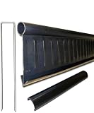 リサイクルエッジング Vタイプ   高130mm×2m×3本、ストレートジョイント細:3本、太:3本、30ｃｍアンカーピン10本