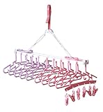 VALEUR マカロン ハンガー こども用 10連 折りたたみ キッズ 出産祝い(マカロンピンク)