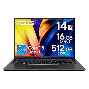 ASUS Vivobook 14 X1405ZA ノートパソコン Core i5 16GB 512GB SSD Win11 Wi-Fi 6