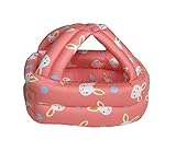 globalzakka ベビースポンジヘルメット 頭部の保護に安心 ピンク うさぎ