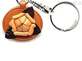 ローズレザーFlower Small Keychains VANCA craft-collectibleキーリング日本製