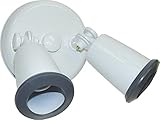 Satco SF76/684 Two Light "Quick Mount" Outdoor Heavy Duty Cast Aluminum Durable Weather Proof Securi
