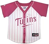 MLB Minnesota Twins Girl 'sジョー・マウアーレプリカジャージー、ホワイト、ミディアム