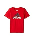 (アディダス) adidas キッズTシャツ Clima Performance Logo Tee (Toddler) Red 2T Toddler n/a [並行輸入品]