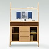 ミドルボード リビングボード ナチュラル色 【MALICK マリック 90 middle board】 90サイズ 【日本製】【天然木無垢材】【自然塗装】【北欧風】