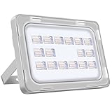 viugreum LED 投光器 LEDライト IP65防塵防水 作業灯 昼光色 1200LM 広角 防水 室内 屋外照明 車庫 照明 led 10W 20W 30W 50W 100W 150W 20