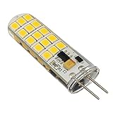 Reelco 6-Pack Dimmable LED G4 Mini Bi-pin Base Light Bulb AC/DC 12V 5Watts Warm White 2700K-3000K 30