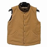 (チャムス) CHUMS メンズ ハリケーン リバーシブル ベスト CH04-1088 (Ｌ, Camel)
