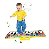 Coolplay Piano Music Keyboard Mat Electronic Blanket Touch Play Learn Singing Gift Carpet Kids Toy f