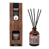 不二貿易 リードディフューザー ルームフレグランス 内容量50ml ラバン 室内用 綿 スティック リリー ジャスミン ロッコ 13922