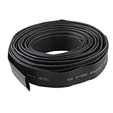 SODIAL(R)ブラック直径10mm熱収縮シュリンクチューブ収縮チューブワイヤーラップ6M