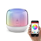 PLAYBULB Flameless Candle、スマートBluetoothの色変更LED Candle、充電式電池式電動Fake Candle withリモート制御とタイマー