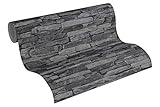 a.s. Créationビニール壁紙Wood ' n Stone 914224グレーブラック