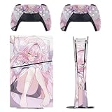 PS5 スキンシール デジタル版 ブルーアーカイブ-Blue Archive 小鳥遊ホシノ カバー アニメ キャラクター PS5 ステッカー PS5 Slim デコレーション PS5保護ステッカー 薄型 かっこいい 貼り付ける簡単 耐久性 Sticker for PS5 Slim
