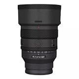 JERXTTONスキン レンズ カメラ スキン ラップ Vinly Protecticve ステッカー に適合する Sony FE 50mm F1.4 GM 写真アクセサリー FE 1.4/50 GM 50 1.4(レザーブラック)