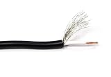 九州電気オリジナル 0.3sq×1芯シールド 外径3mm 黒 【10m】