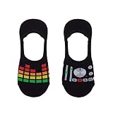 [ソックイットトゥーミー] ショートソックス PUMP UP THE JAMZ フットカバー スニーカーソックス S レディース 靴下 総柄