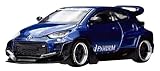 POP RACE x Enigma 1/64 PANDEM GR-YARIS METALLIC BLUE 完成品 PRE004