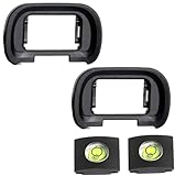 2個セット FDA-EP19互換 SONY用 アイピースカップ A9III A7RV A7R5 A7IV A7SIII A1 交換用アイカップ 接眼目当て 接眼部装着アクセサリー 適用 互換 アイピース 互換 ホットシューカバー型水準器付き