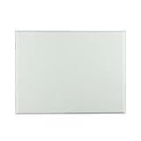 4枚入り 硬質吸音 フェルトボード 吸音パネル 800×600mm×厚さ9 mm 45度カットタイプ (ホワイト)