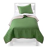 Circo 3 Piece Quilt Set - Green/Tan/Brown - Full/Queen [並行輸入品]